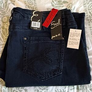 NWT Earl Dark Blue Skinny Stretch Jeans Size 14